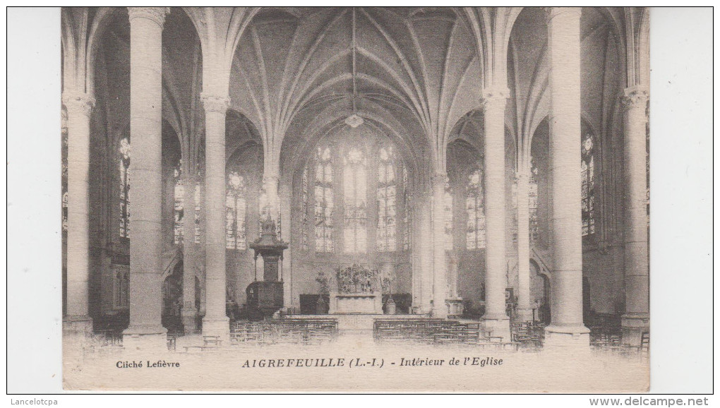 44 - AIGREFEUILLE / INTERIEUR DE L'EGLISE - Aigrefeuille-sur-Maine