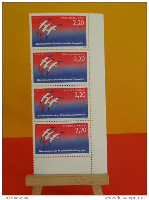 N°2560 Y&T 1989 Neuf - Coté 4 € (2015) Folon, Bloc 4, Bicentenaire De La Révolution Française - Unused Stamps