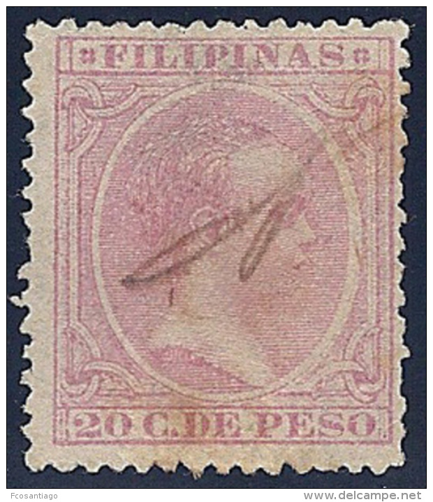 ESPAÑA/FILIPINAS 1890 - Edifil #86 - VFU - Philippinen