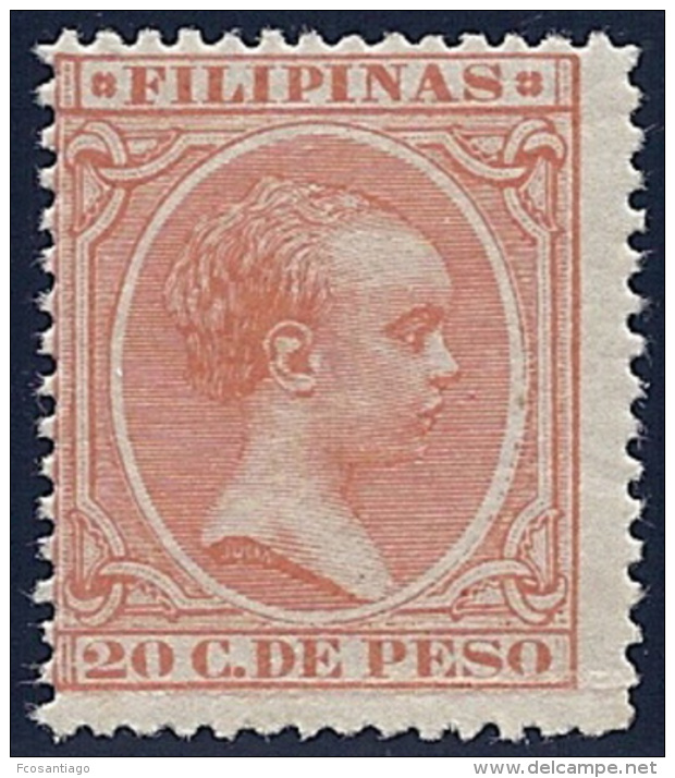 ESPAÑA/FILIPINAS 1896/97 - Edifil #128 - MNH ** - Philippinen