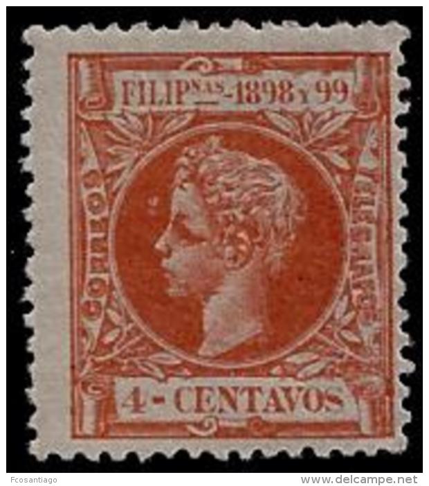 ESPAÑA/FILIPINAS 1898 - Edifil #139 - MNH ** - Filipinas