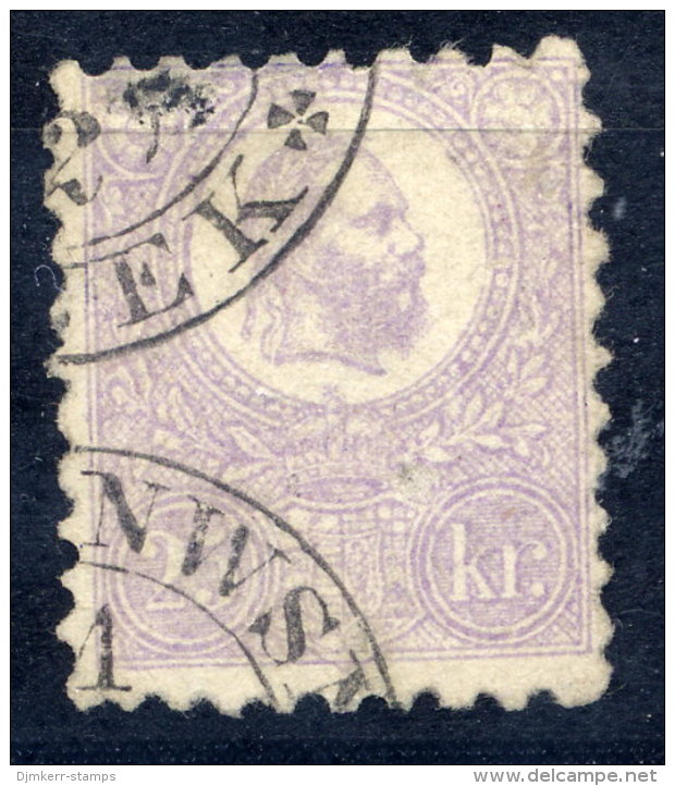 HUNGARY 1871 25 Kr. Lithograped, Used.  Michel 6a - Usado