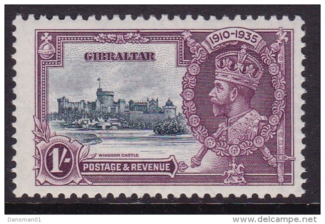 Gibraltar 1935 Jubilee Sc 103 Mint Never Hinged - Gibilterra