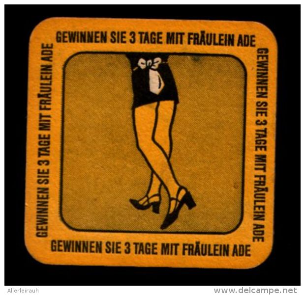 BIERDECKEL / BEER MAT / SOUS-BOCK:  Fräulein Adé - Sous-bocks