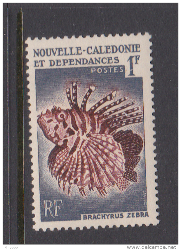 New Caledonia SG 344 1959 Sea Life 1F MNH - Gebraucht