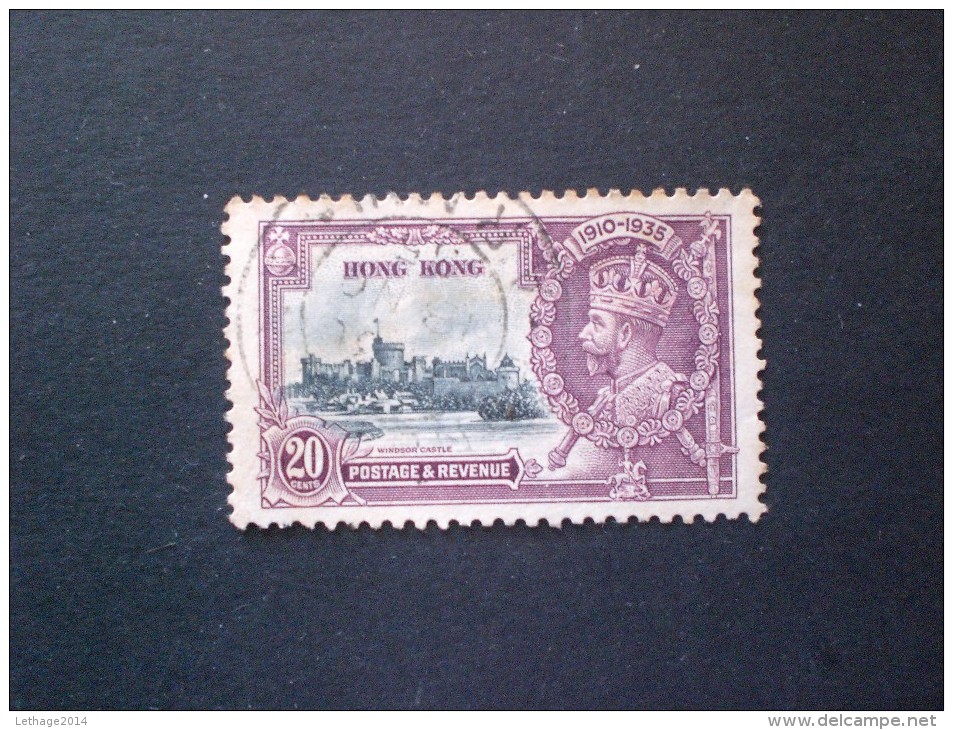 STAMPS HONG KONG &#x9999;&#x6E2F; 1935 The 25th Anniversary Of The Reign Of King George V 茅根 中國 - Oblitérés