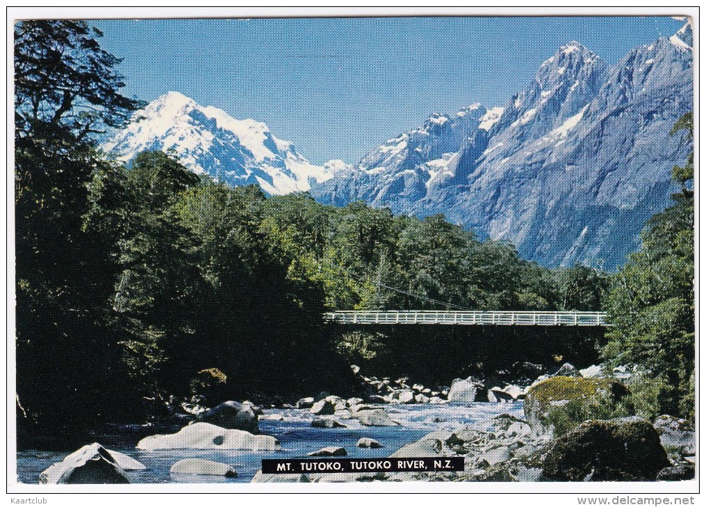 Mt. Tutuko & Tutuko River - New Zealand - Nieuw-Zeeland