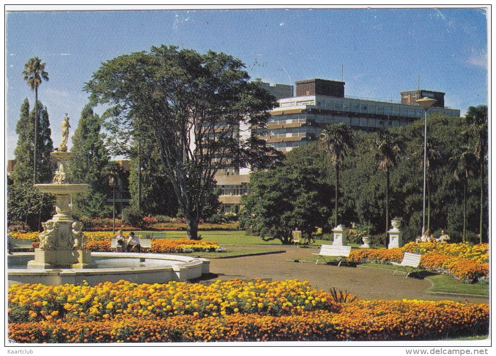 Auckland - Fountain, Albert Park - University  - New Zealand - Nieuw-Zeeland