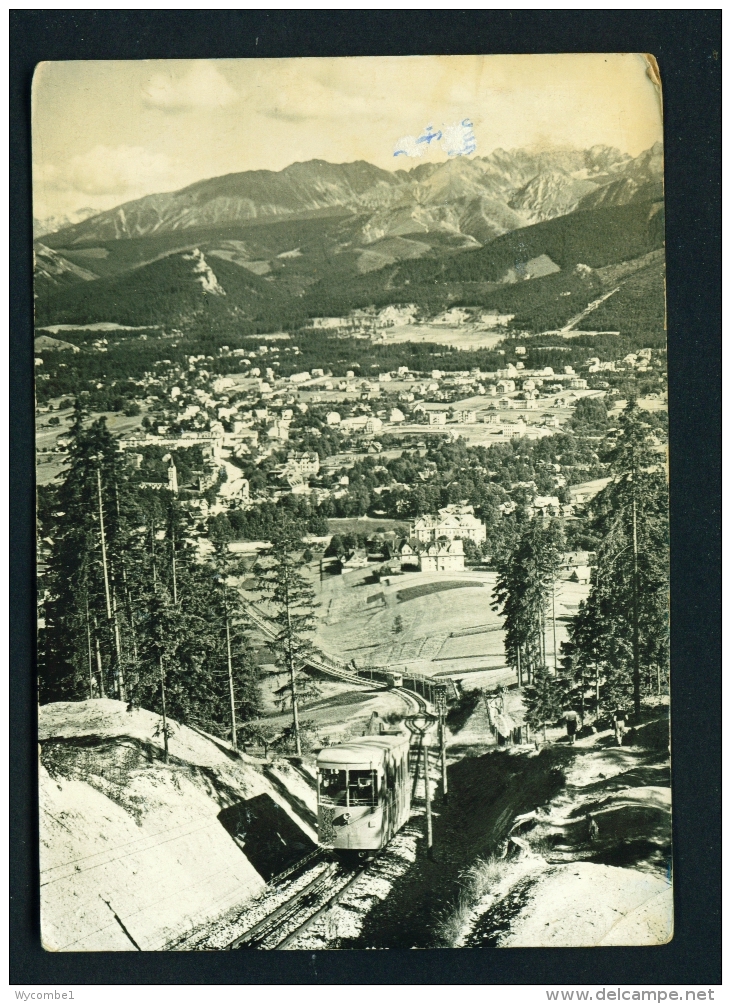 POLAND  -  Zakopane  Mountain Railway  Used Postcard As Scans - Polen