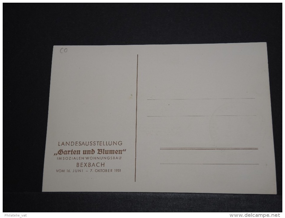 SARRE - Carte Maximum - Juin 1951 - A Voir - P18589 - Maximum Cards