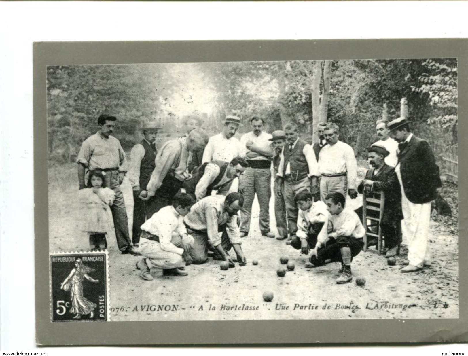 Cp - PETANQUE - Avignon "A La Bartelasse" - Pétanque