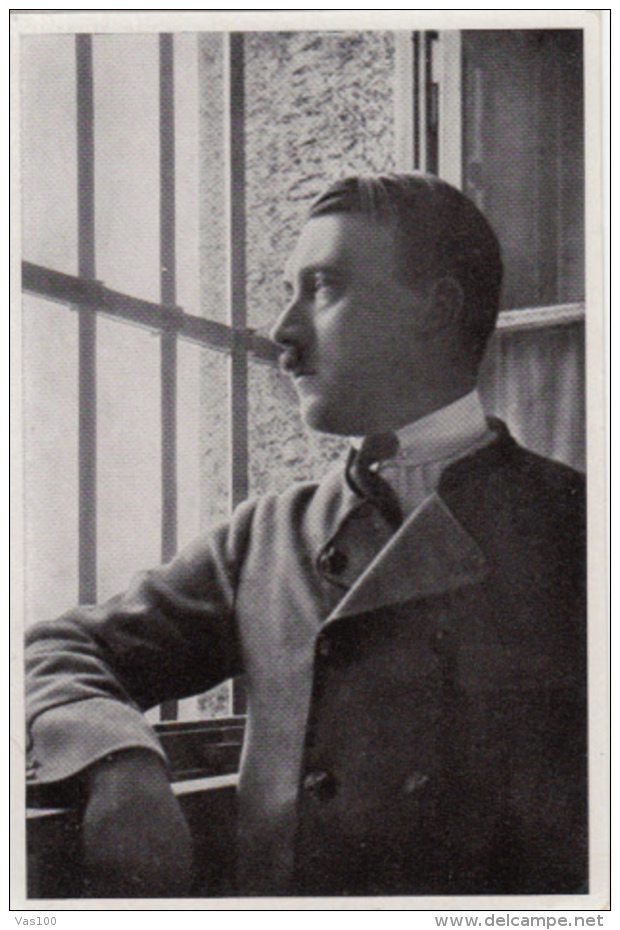 HISTORY, WW2, ADOLF HITLER MEDITATING, GERMANY AWAKENS ALBUM 8, GROUP 32, IMAGE NR 31 - Histoire