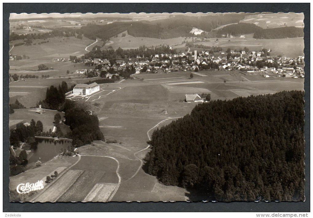 2707 - Alte Foto Ansichtskarte - Luftbild Obergünzburg Bad Und Krankenhaus N. Gel TOP - Kaufbeuren