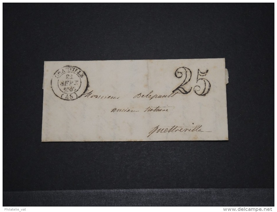 FRANCE - Marque Postale 25 C - Sept 1850 - A Voir - P18596 - 1701-1800: Precursores XVIII