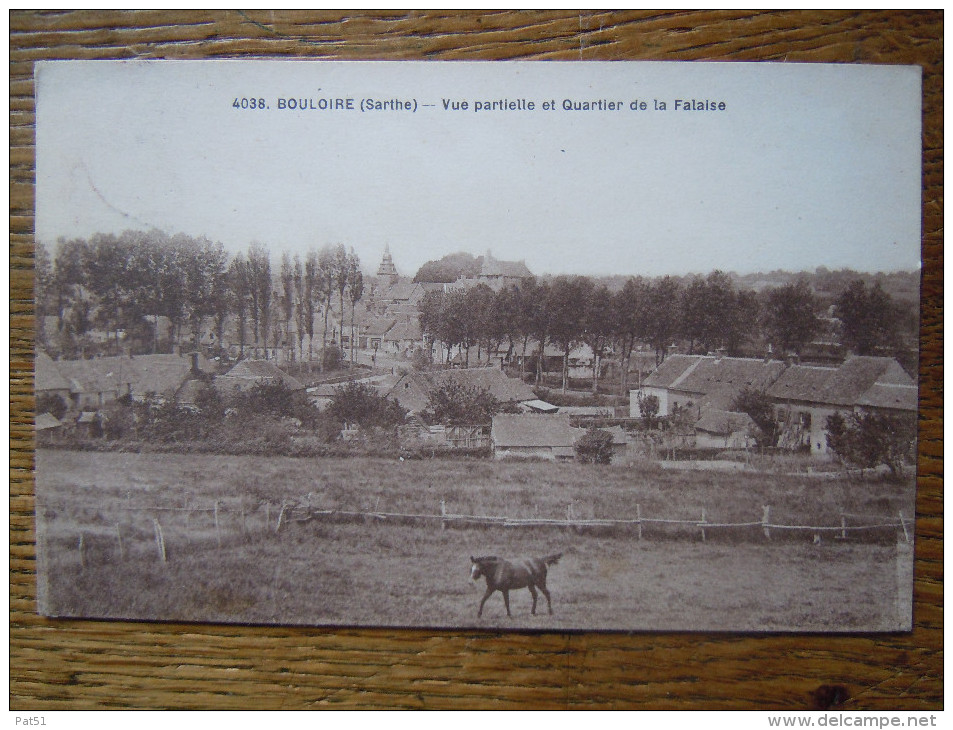 72 - Bouloire : Vue Partielle Et Quartier De La Falaise - Bouloire