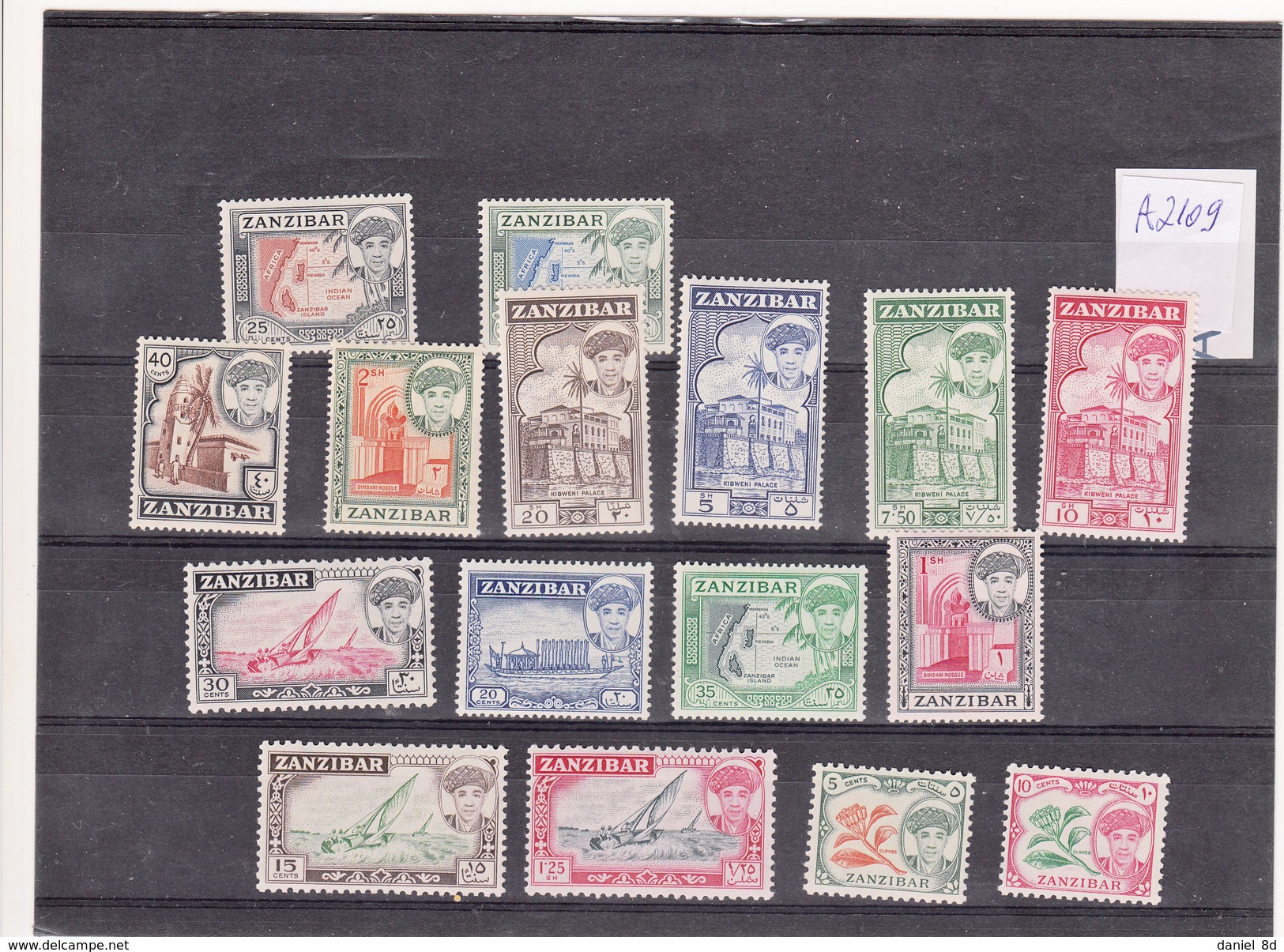 Zanzibar 1951, Mint, VF, A2109 - Zanzibar (...-1963)