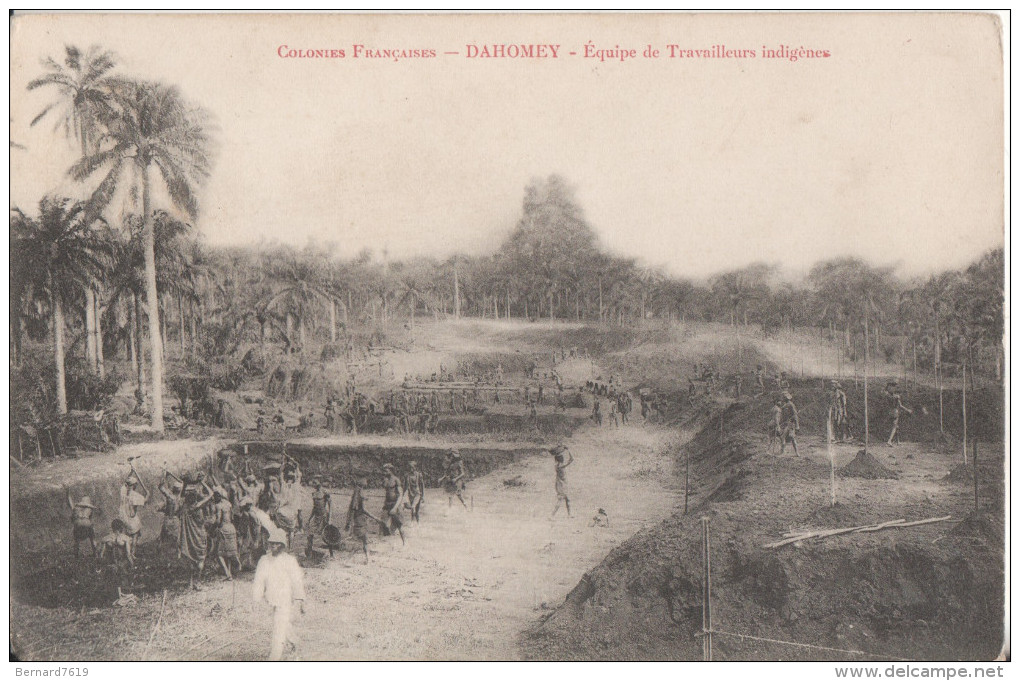 Dahomey  Equipe De Travailleurs Indigenes - Dahomey