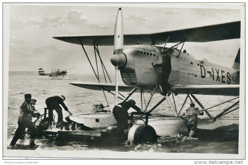 PÜTNITZ Flugplatz  / (Damgarten)  - 1938 , Wasserflugzeug Heinkel HE 60 - Ausrüstung