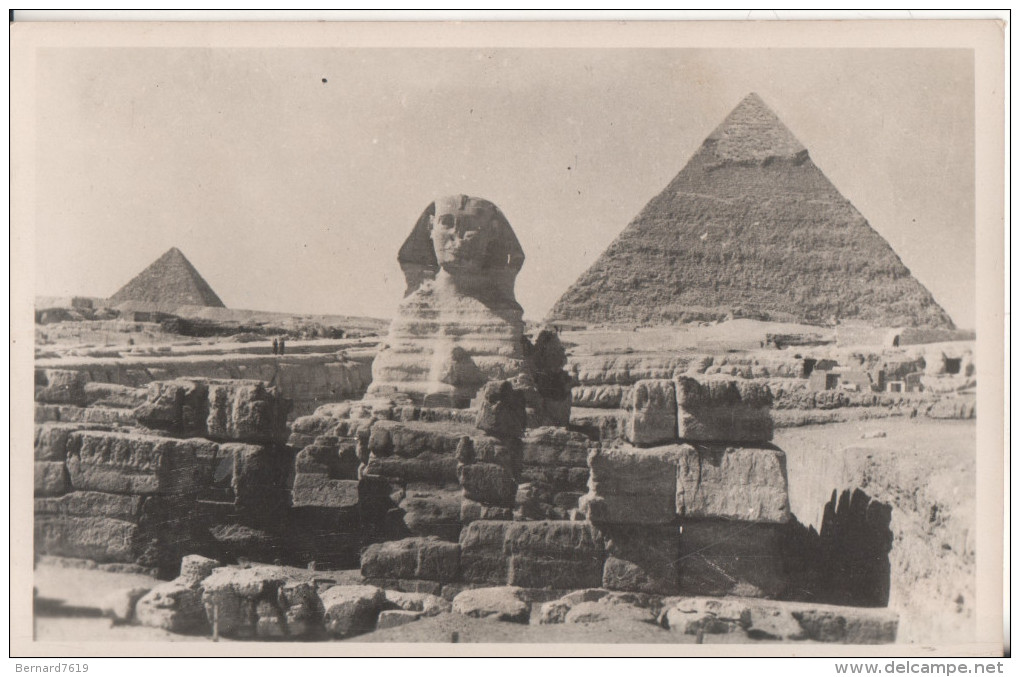 Egypte   Cheops Pyramide - Sphinx