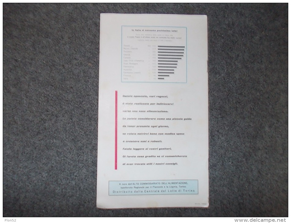 10507-INTERESSANTE OPUSCOLETTO SUL LATTE - Altri & Non Classificati