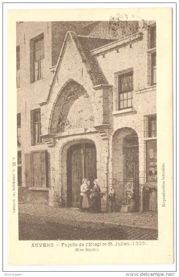ANVERS  --  Chapelle De St. Roch, Dit " Vondelingenhuis "  Démoli En 1902 - Antwerpen