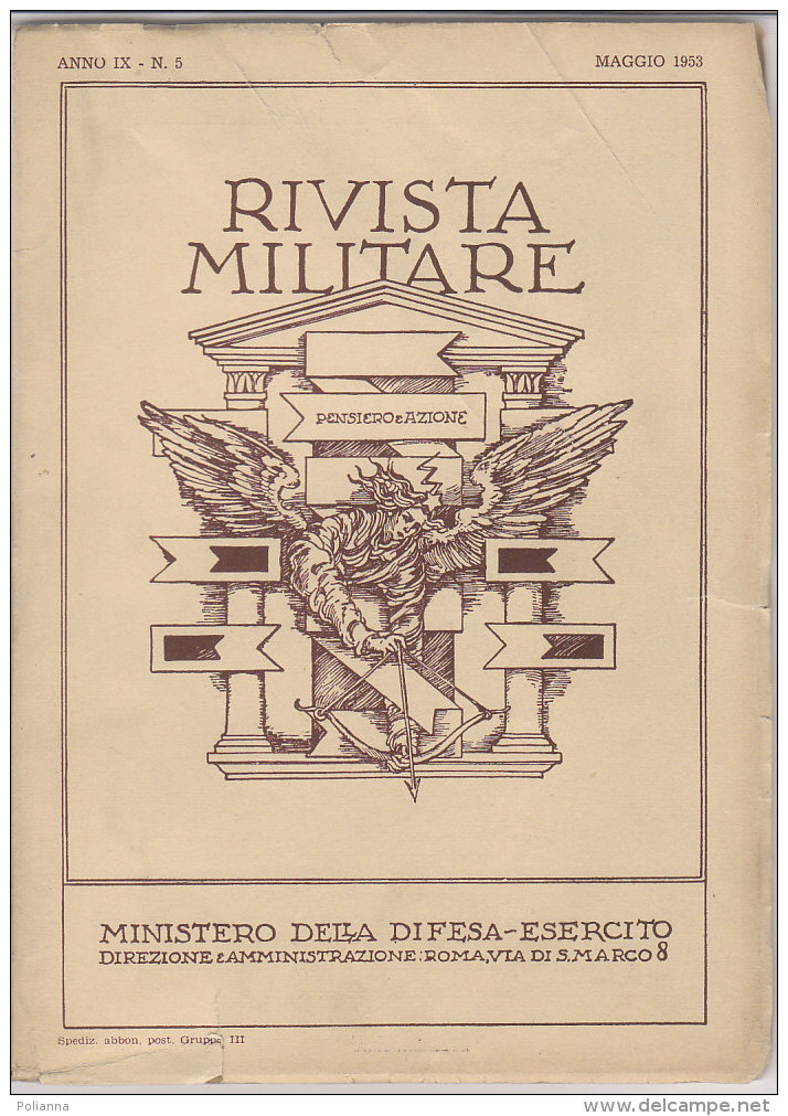 RA#61#11 RIV. MILITARE Magg 1953/GOMME PIRELLI/S.MARTINO PATRONO FANTERIA/TRUPPE DA MONTAGNA NELLA CAMPAGNA DI NORVEGIA - Italien