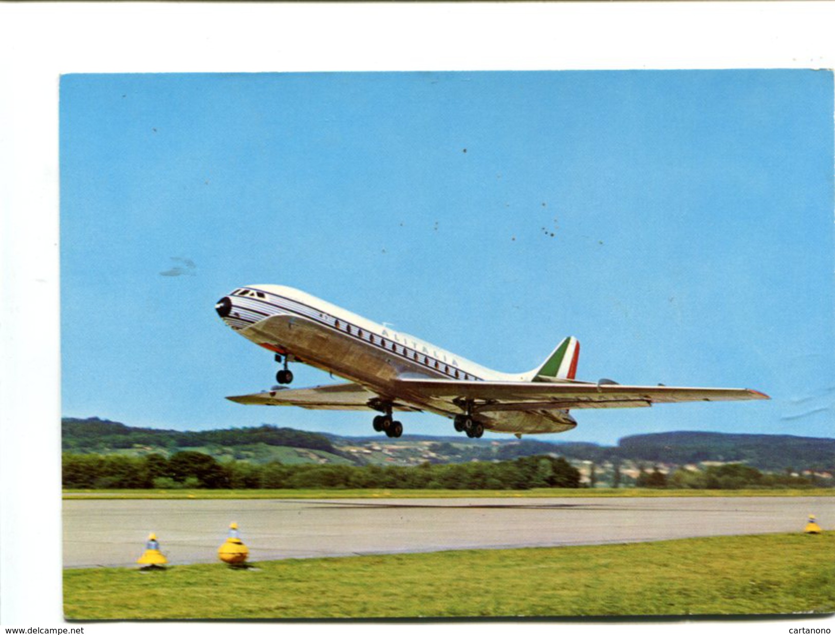 Cp - AVION - Alitalia - Caravelle - 1946-....: Moderne