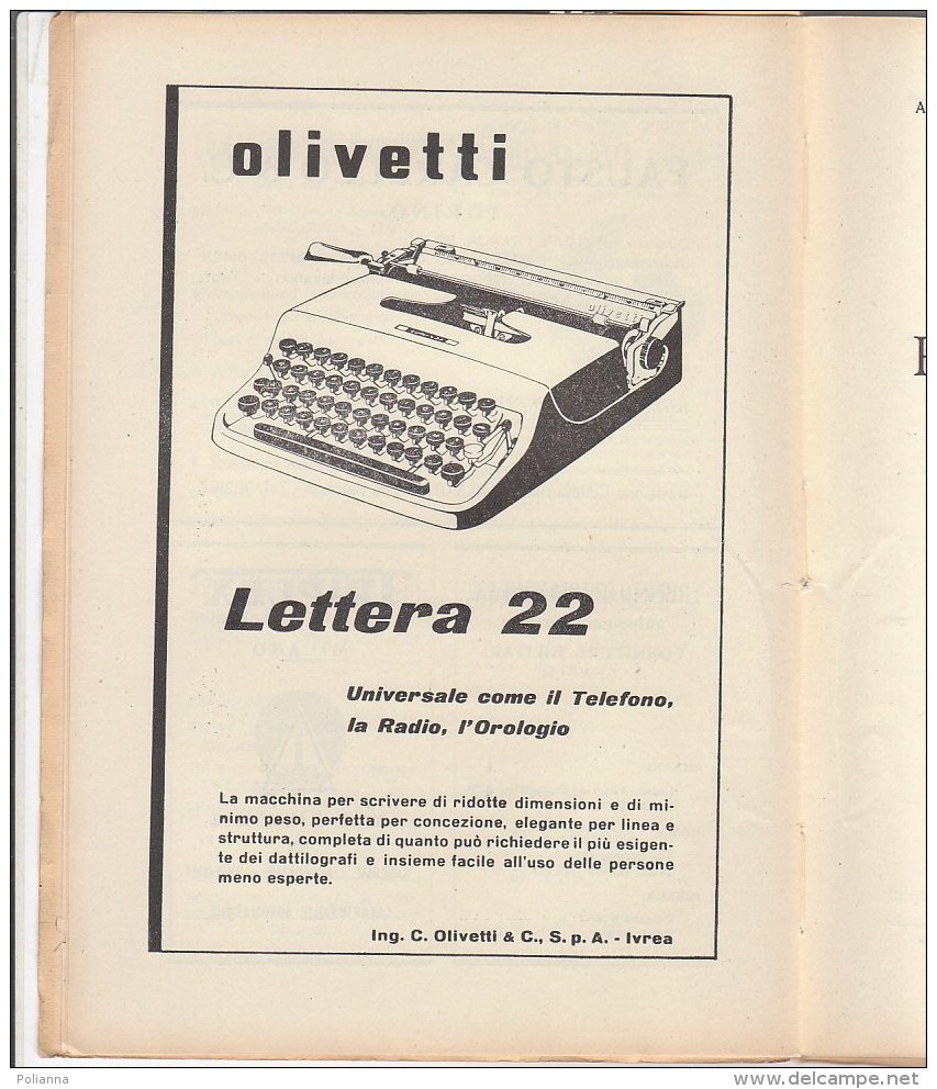 RA#61#12 RIVISTA MILITARE Apr 1953/MACCHINA DA SCRIVERE OLIVETTI LETTERA 22/MACCHINE A CORRENTE CONTINUA/MINERALI STRAT - Italienisch