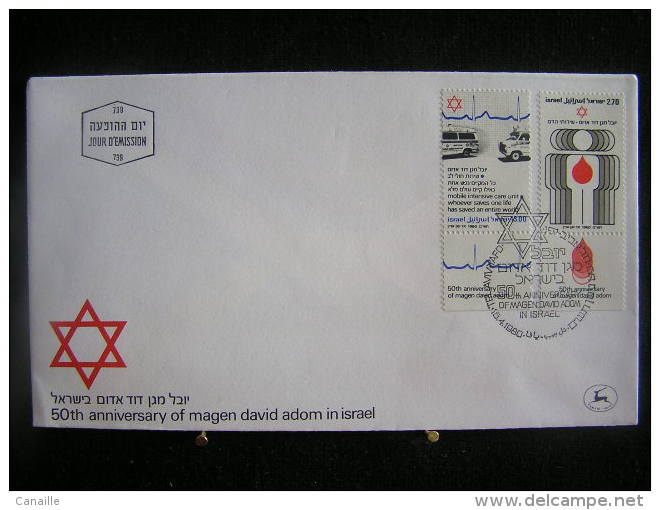 T-n°5 / Lot de 11 enveloppes, Jerusalem de 1980  /  Israel First Day Cover  Jerusalem    -    Lot d´envloppes oblitérées