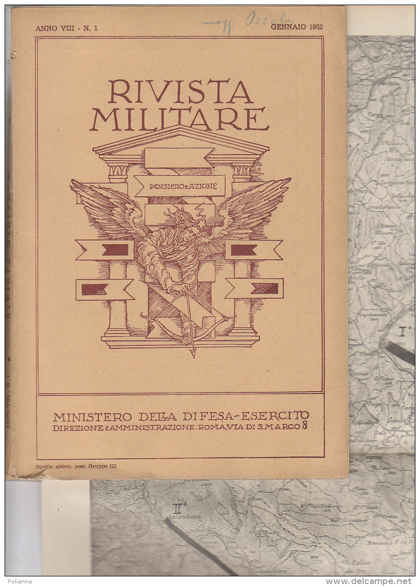 RA#61#21 RIV.MILITARE Gen 1952/FIAT 1400/MOTO GUZZI FALCONE/SBARCO ANGLO-AMERICANO IN SICILIA/ATTACCO DIVISIONE FANTERIA - Italien