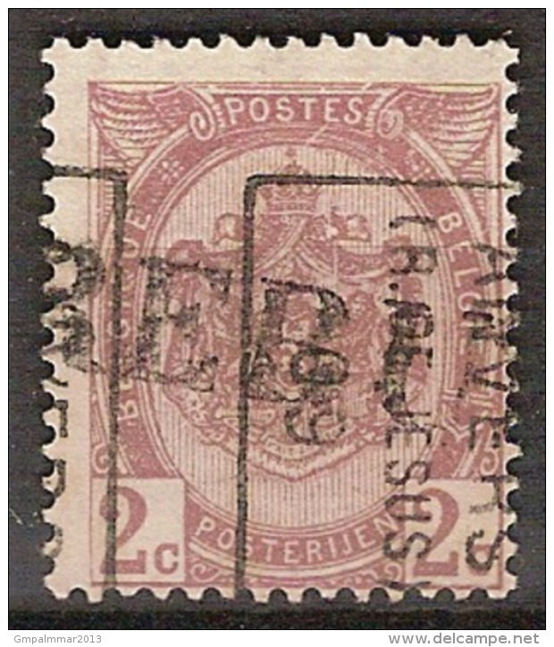 Nr. 82 Voorafgestempeld Nr. 1370 Positie B  ANVERS RUE DE JESUS 09 + REBUT ; Staat Zie Scan ! Inzet 10 € ! - Roulettes 1900-09