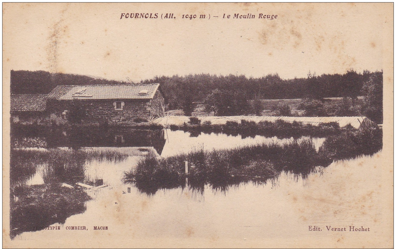 27f - 63 - Fournols - Puy-de-Dôme - Le Moulin Rouge - Autres & Non Classés