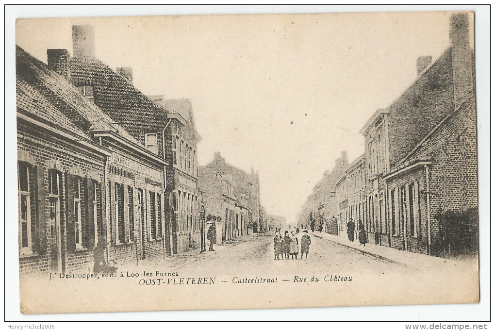 Belgique - Flandre Occidentale - Vleteren - Oost Casteelstraat Rue Du Chateau - Vleteren