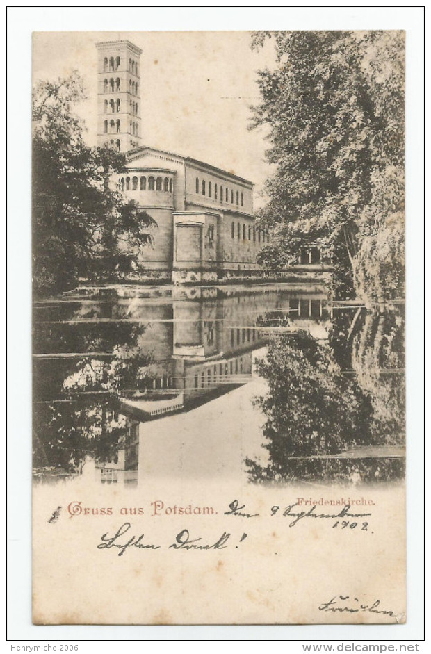 Allemagne - Germany - Brandebourg -gruss Aus  Potsdam  Friendenkirche 1902 - Potsdam