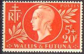 Détail De La Série Entraide Française ** Wallis Et Futuna N° 147 - Marianne De Dulac - 1944 Entraide Française