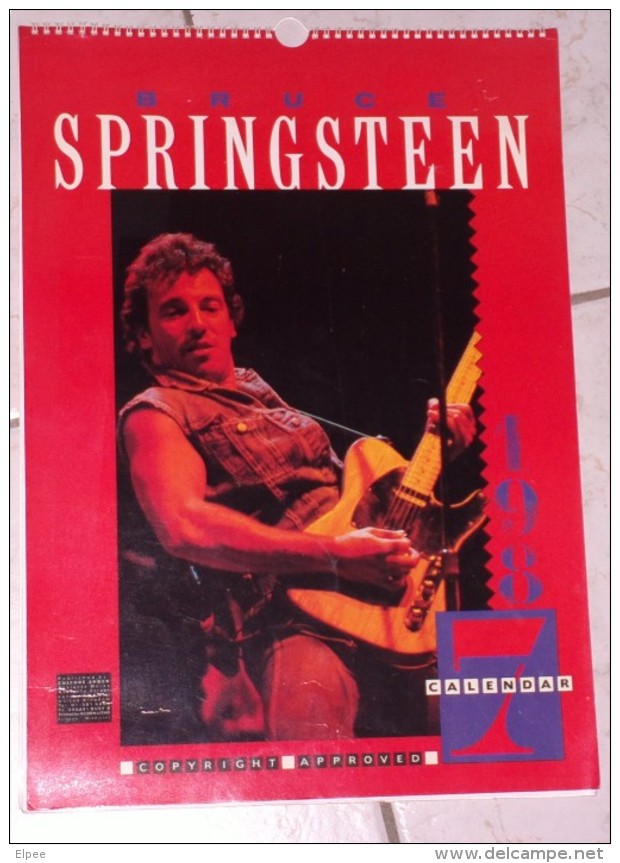 Bruce Springsteen Calendar 1987 - Big : 1981-90