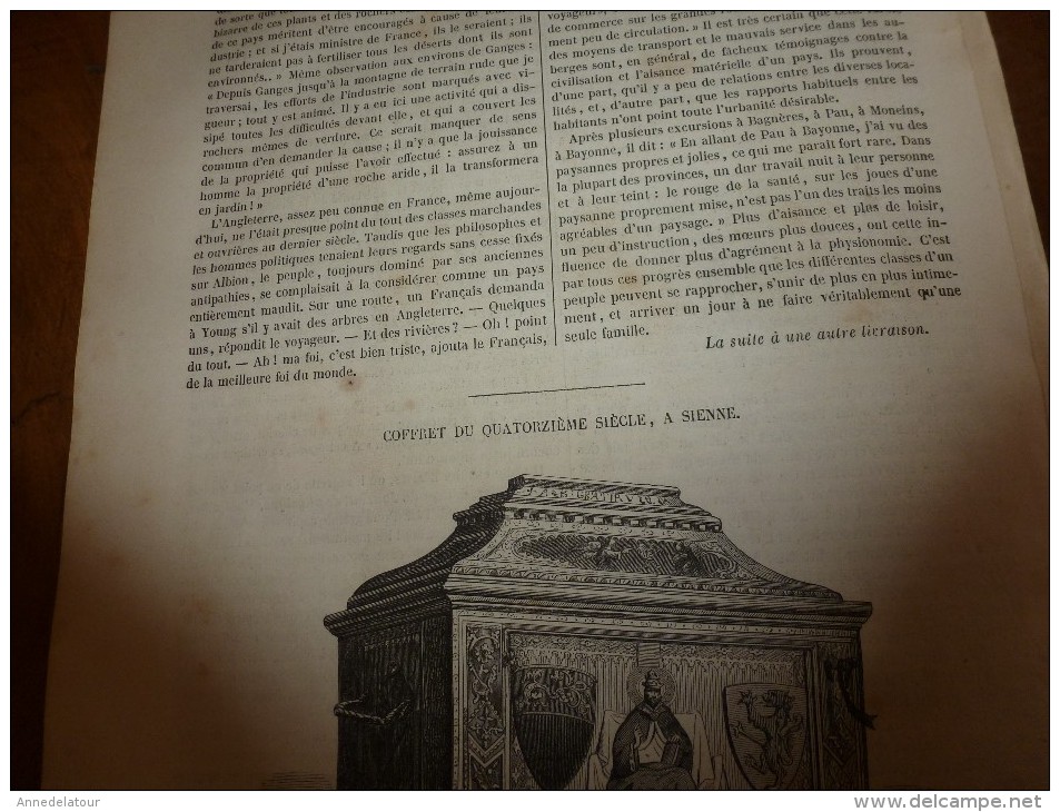 1847 MP Vue des murailles d' Aigues-Mortes (avec gravure) ; Modes de l'habillement à Strasbourg en 1706 (avec gravures)