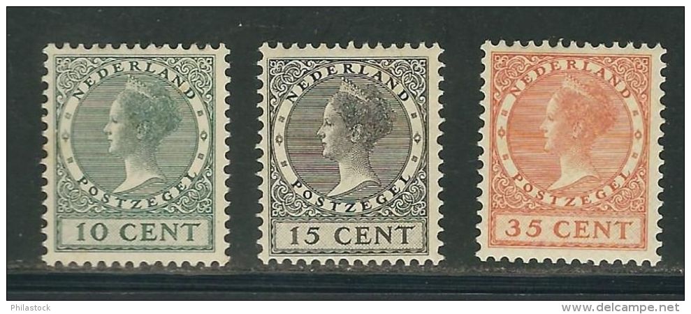 PAYS BAS N° 154 à 156 ** - Unused Stamps