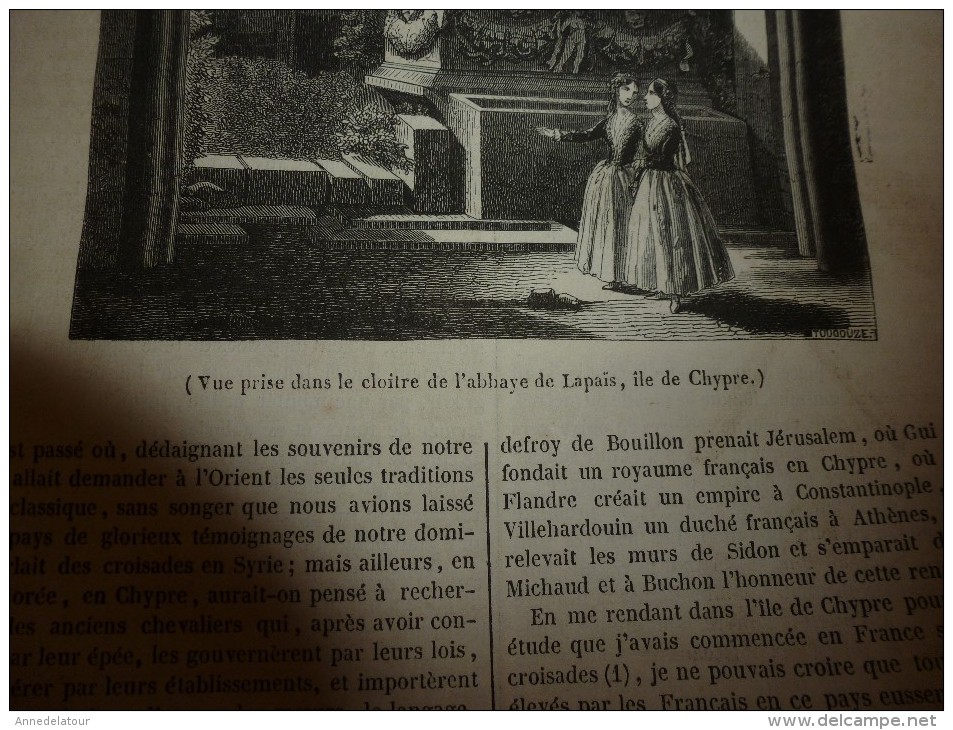 1847 MP Abbaye De Lapaïs (île De Chypre) La Fausse Ambition; Lois Des Naissances Et Mortalité...etc - 1800 - 1849