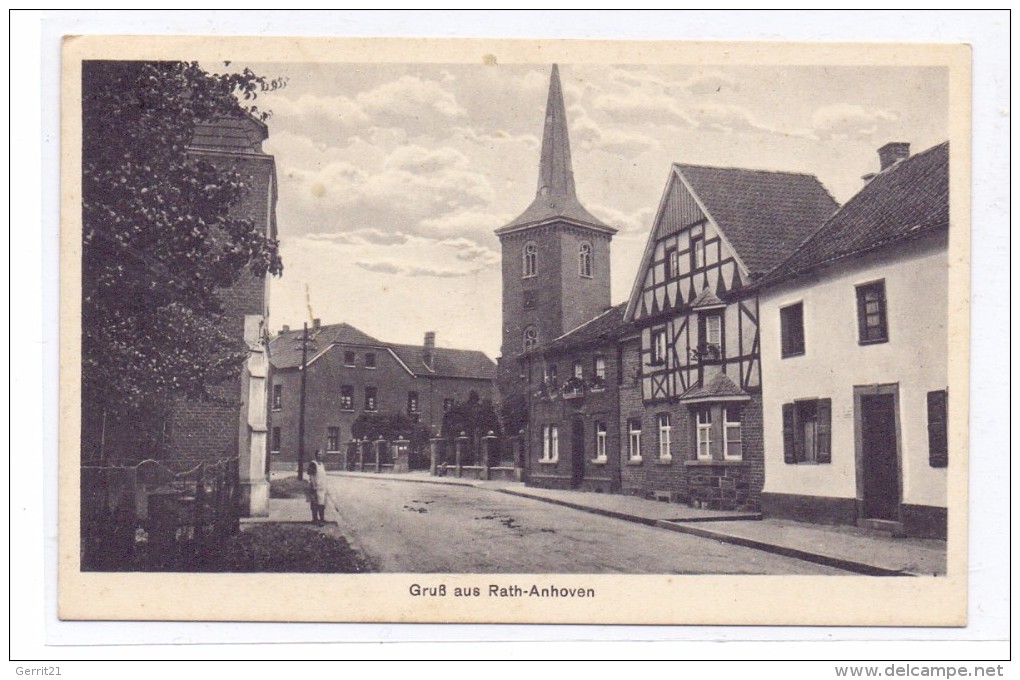 5144 WEGBERG - RATH - ANHOVEN, Strassenpartie - Wegberg