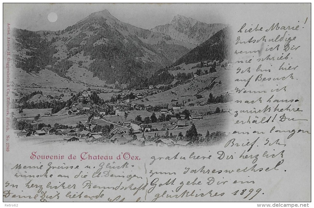 CHATEAU D´OEX &#8594; Souvenir De Chateau D'Oex 1898 - Andere & Zonder Classificatie