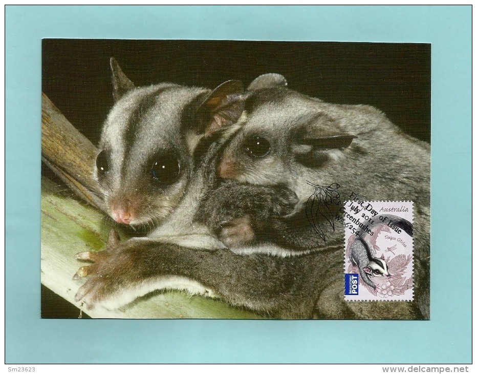 Australien 2011 Mi.Nr. 3583 , Sugar Glider - Maximum Card - First Day  1 July 2011 - Cartes-Maximum (CM)