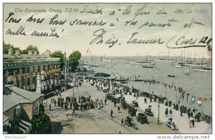 GB COWES / The Esplanade / CARTE COULEUR - Cowes