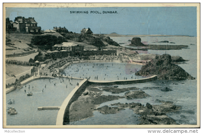 GB DUNBAR / Swimming Pool / CARTE COULEUR GLACEE - East Lothian