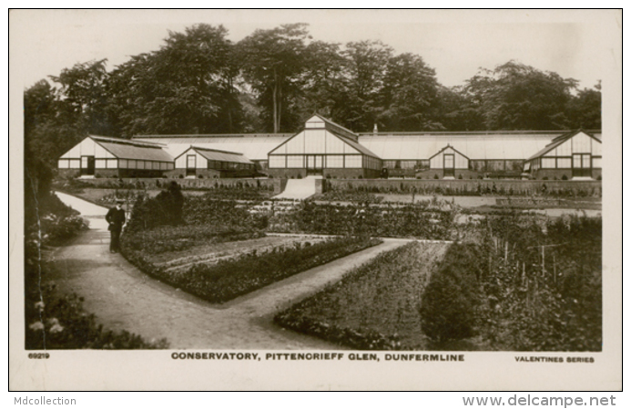 GB DUNFERMLINE / Conservatory, Pittenorieff Glen / CARTE GLACEE - Fife