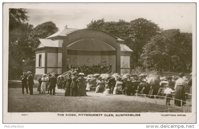 GB DUNFERMLINE / The Kiosk, Pittenorieff Glen / CARTE GLACEE - Fife