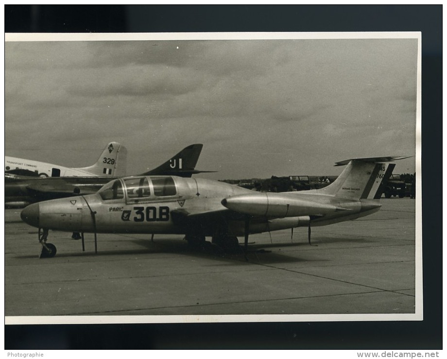 USA Avion D'Entrainement Militaire Morane-Saulnier MS.760 Paris Ancienne Photo 1960 - Aviation