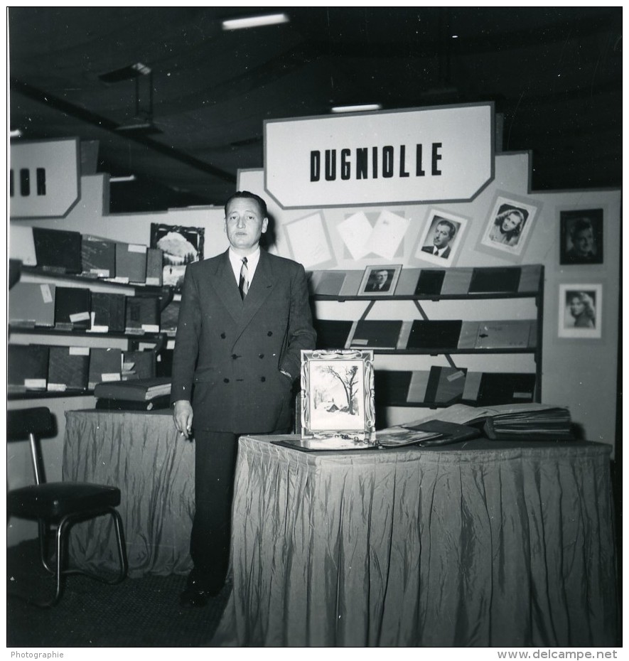 France Paris Salon Photo Ciné Son Stand Dugniolle Ancien Snapshot Amateur 1951 - Professions