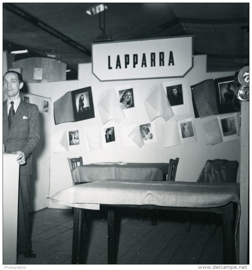 France Paris Salon Photo Ciné Son Stand Lapparra Ancien Snapshot Amateur 1951 - Professions