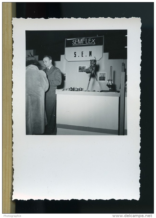 France Paris Salon Photo Ciné Son Stand SEMFLEX Ancien Snapshot Amateur 1951 - Professions